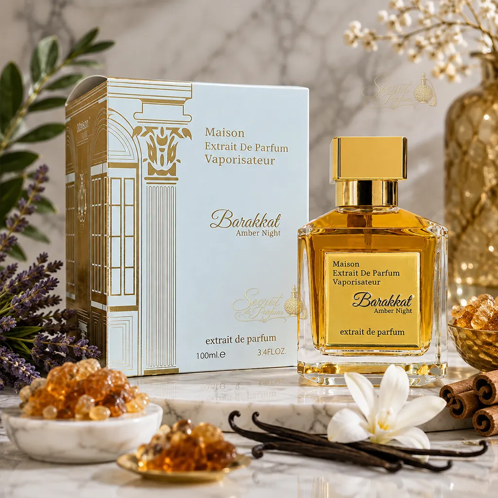 Barakkat Amber Night – Extrait de Parfum Mixte 100 ml 3 Barakkat Amber Night Extrait de Parfum 100 ml avec boîte