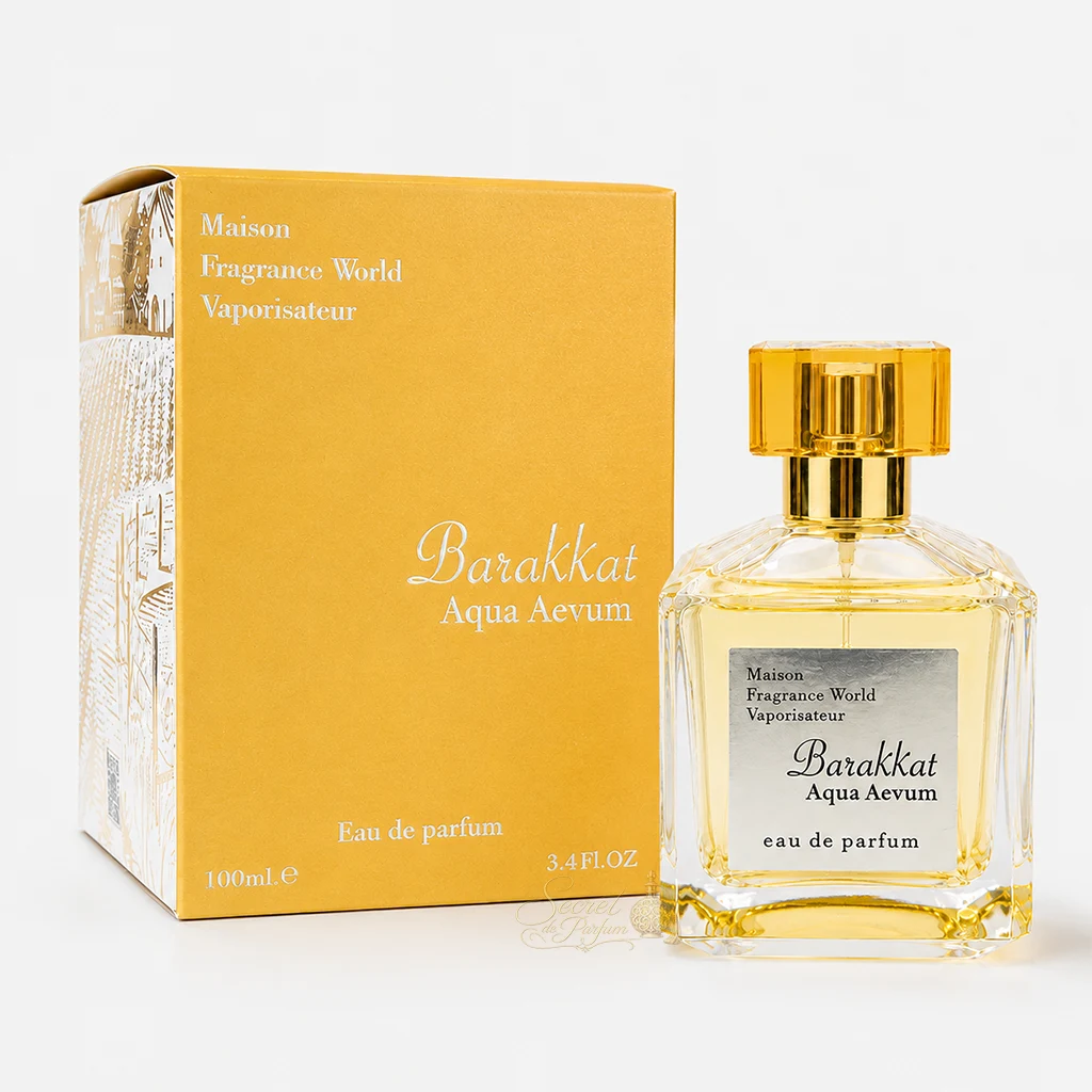 Barakkat Aqua Aevum – Eau de Parfum Mixte 100 ml 5 Barakkat Aqua Aevum Eau de Parfum mixte 100 ml avec boîte