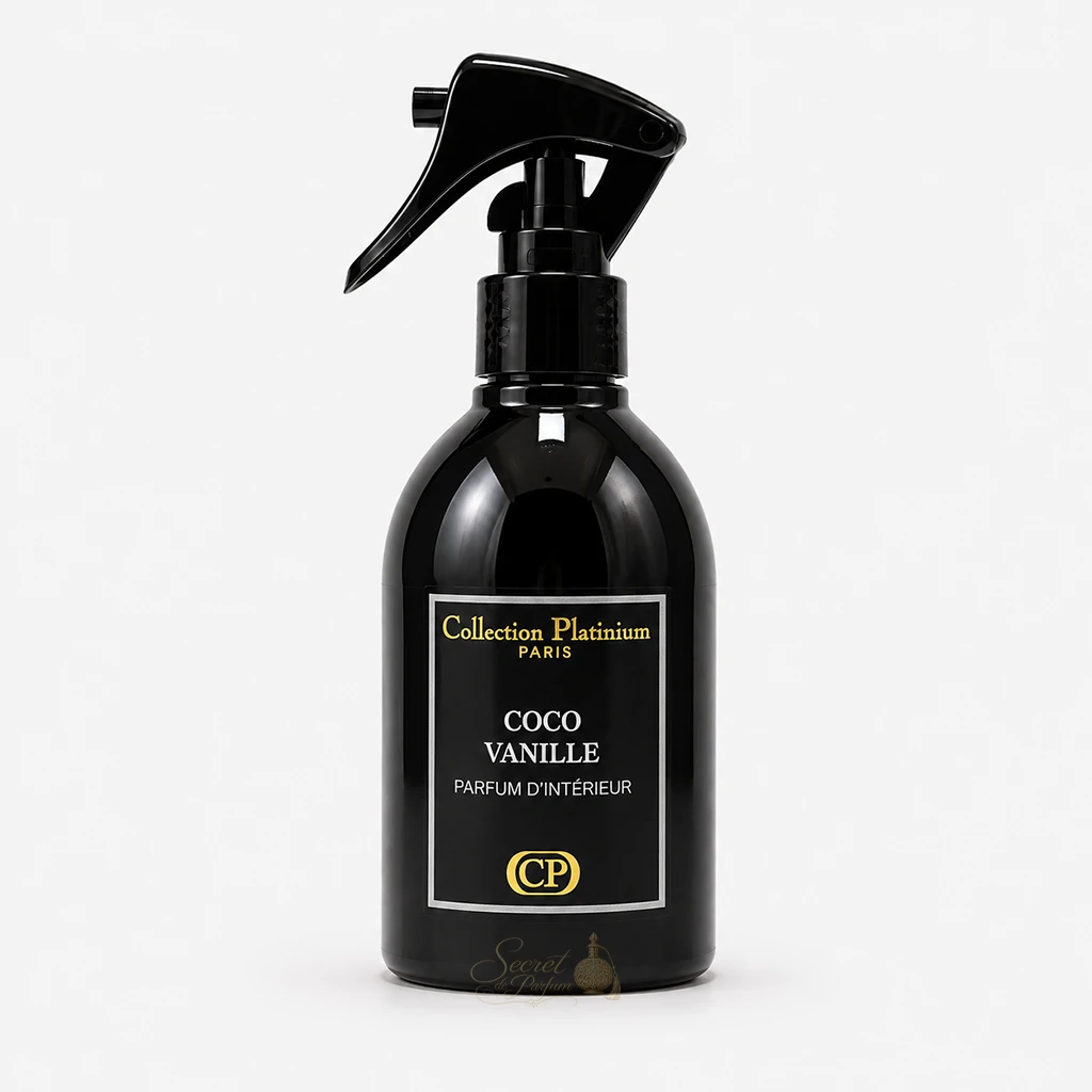 Coco Vanille Collection Platinium – Parfum d’Intérieur Gourmand 1 Parfum d’intérieur Coco Vanille Collection Platinium Paris en spray