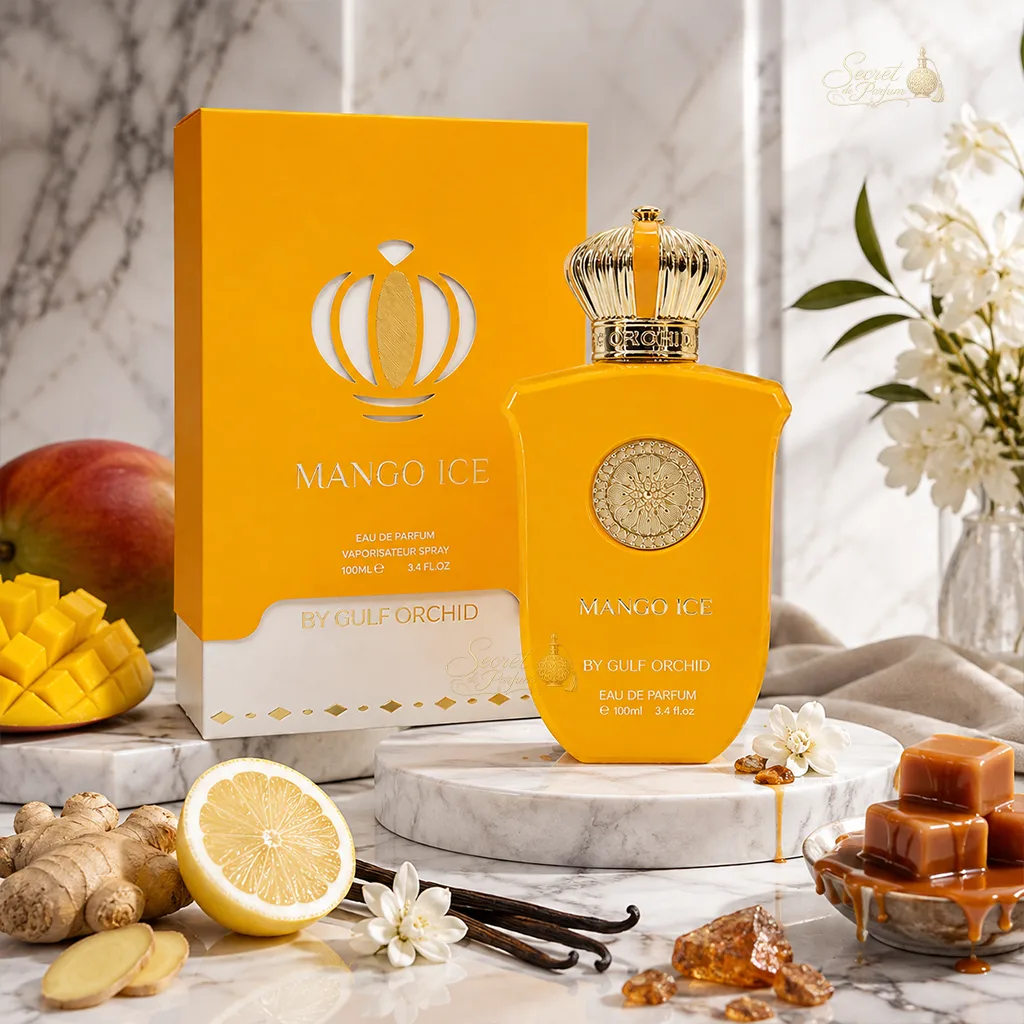 Mango Ice Gulf Orchid – Eau de Parfum Mixte Fruité Gourmand 100 ml 4 Coffret Mango Ice Gulf Orchid parfum mixte fruité gourmand 100 ml
