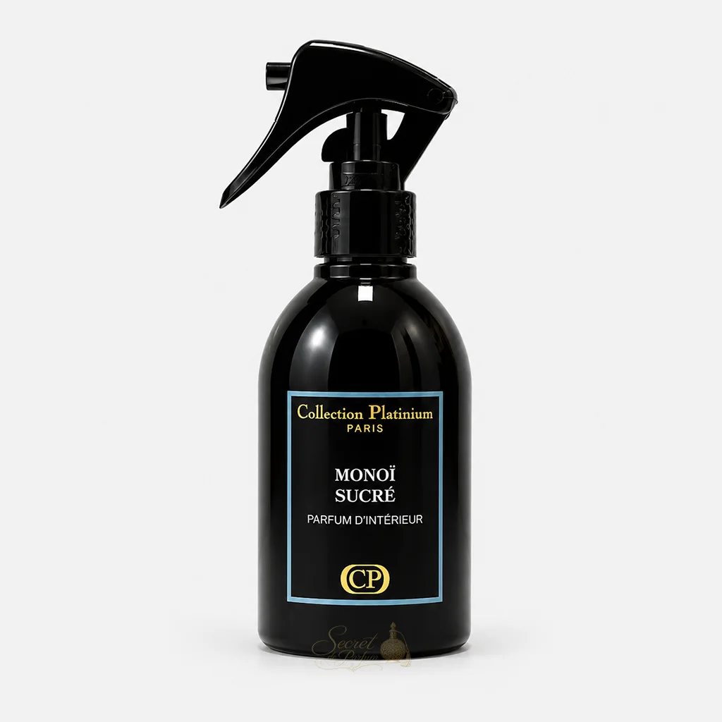Monoï Sucré Collection Platinium – Parfum d’Intérieur 250 ml 1 Parfum d’intérieur Monoï Sucré Collection Platinium Paris en spray 250 ml