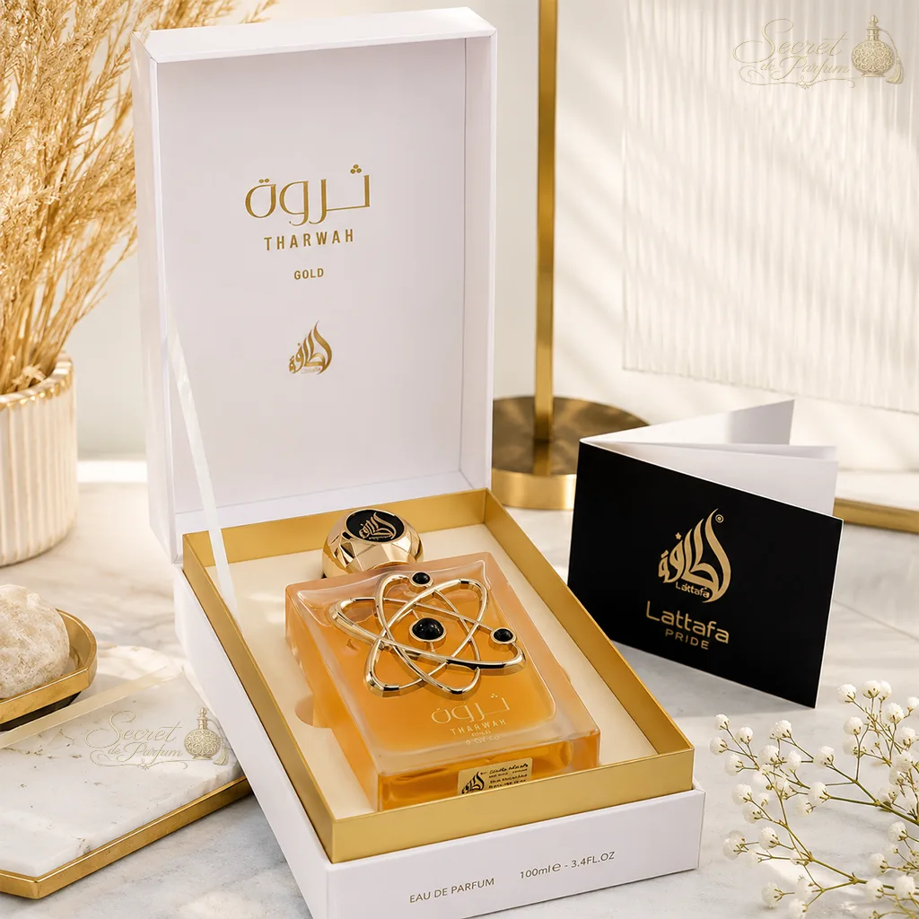 Tharwah Gold Lattafa Pride Eau de Parfum 100 ml – Parfum Femme Floral Ambré Vanillé 2 Flacon Tharwah Gold Lattafa Pride parfum femme floral ambré vanillé 100 ml