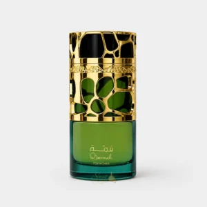 Flacon Qimmah For Women Lattafa Eau de Parfum femme 100 ml vert et doré
