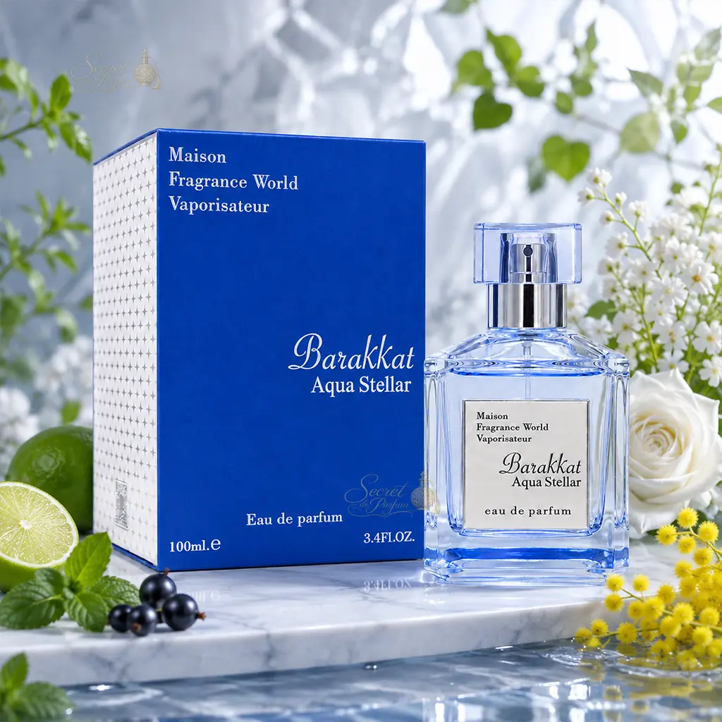 Barakkat Aqua Stellar – Eau de Parfum Mixte 100 ml 3 Barakkat Aqua Stellar parfum frais floral et musqué