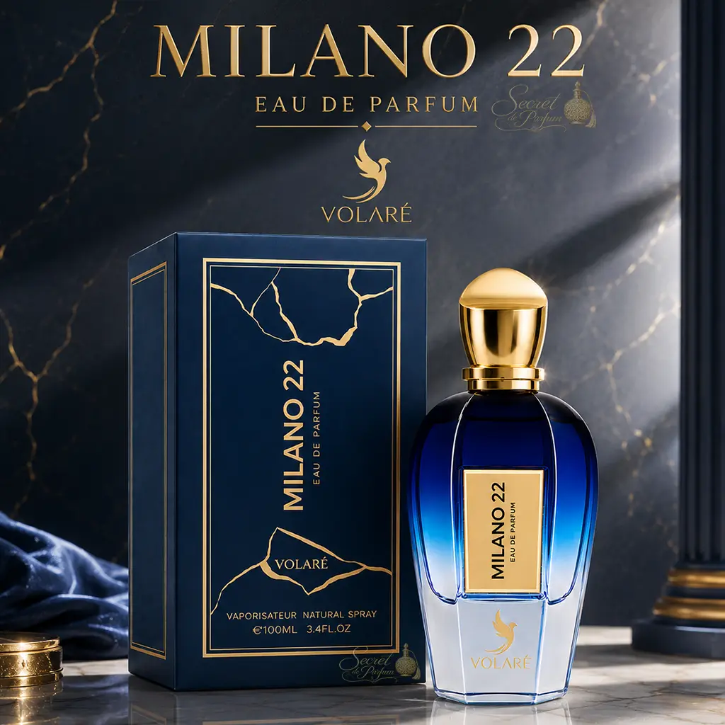 Milano 22 Volaré – Eau de Parfum Mixte Aromatique Hespéridée 100 ml 3 Milano 22 Volaré parfum mixte frais aromatique et hespéridé 100 ml