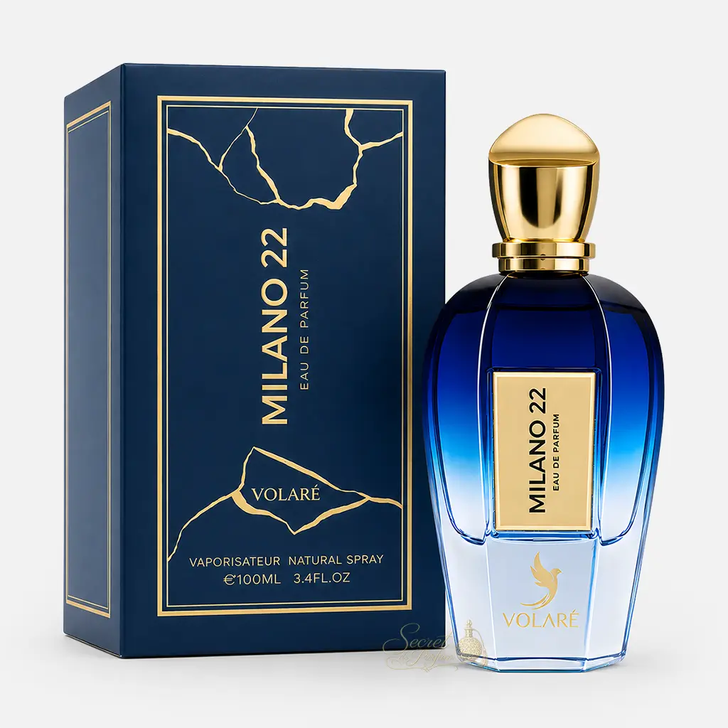 Milano 22 Volaré – Eau de Parfum Mixte Aromatique Hespéridée 100 ml 4 Milano 22 Volaré Eau de Parfum 100 ml avec flacon et boîte